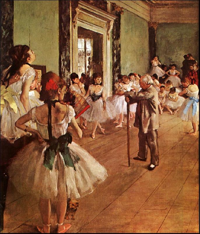 Edgar Degas The Dance Class oil painting image